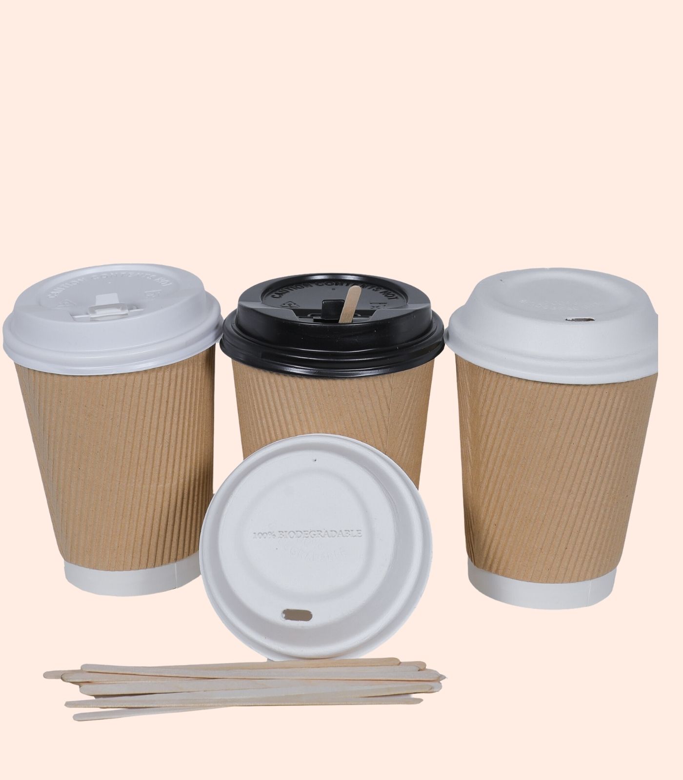 Recyclable Paper Cups 360ml (12Oz)